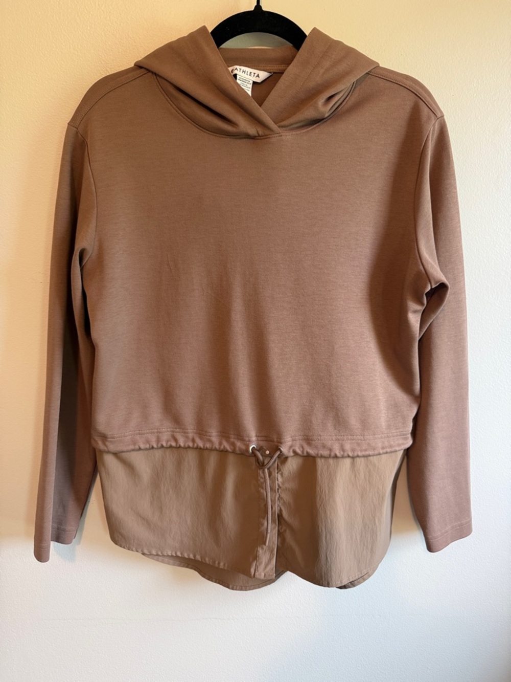 Athleta Gallery Hoodie Top, size Petite Small